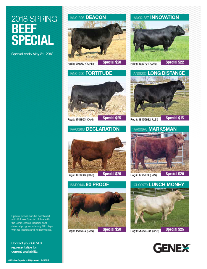 Spring Beef Special News GENEX